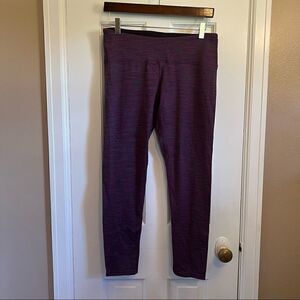 Purple and grey leggings  